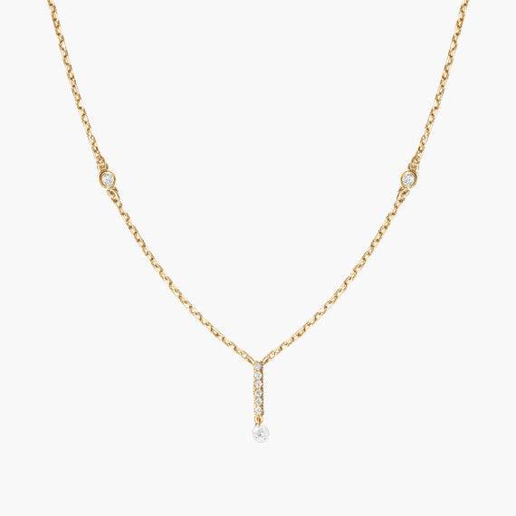 Small Tassel Bar Necklace