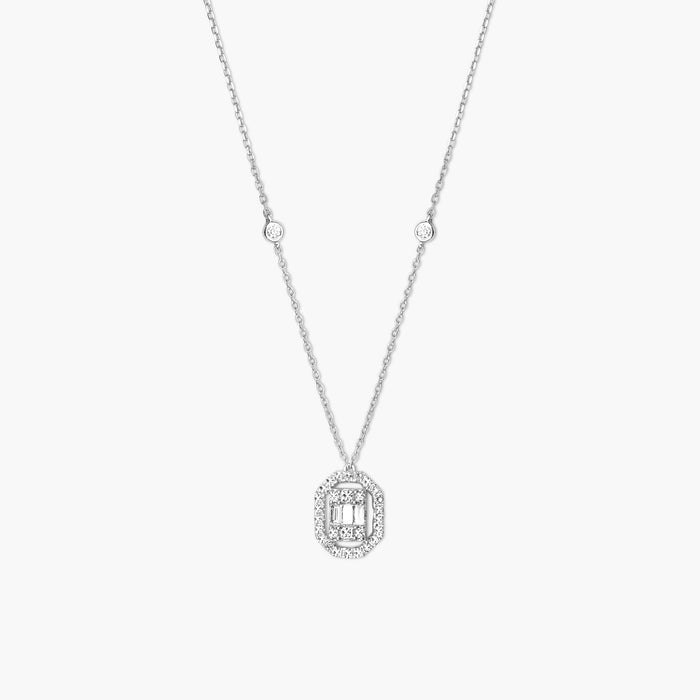 Baguette Square Diamond Union Necklace