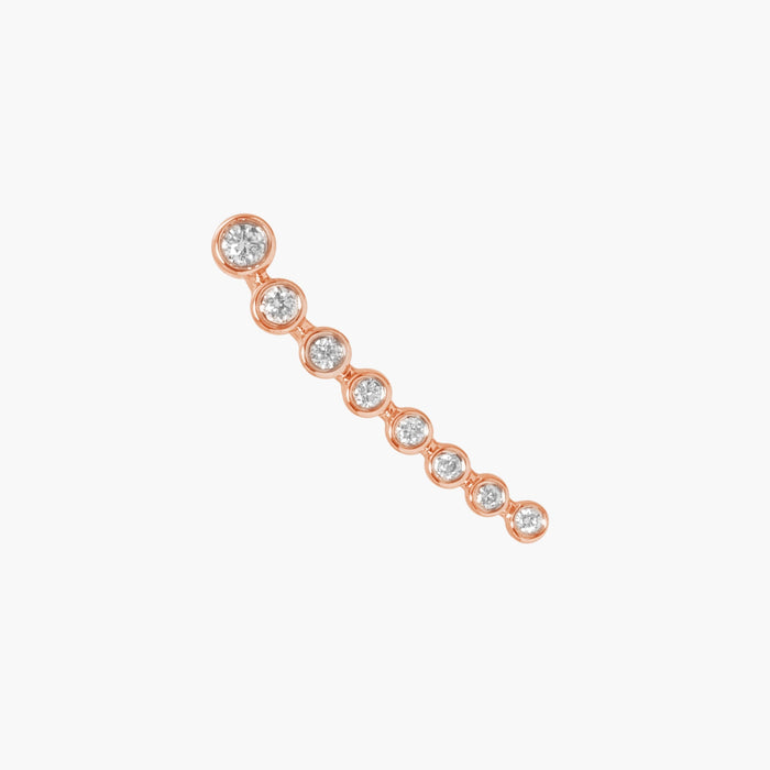 Cascade Single Diamond Earring