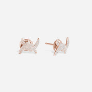 Barbelé Paved Earring Studs