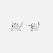 Barbelé Paved Earring Studs