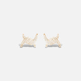 Barbelé Paved Earring Studs