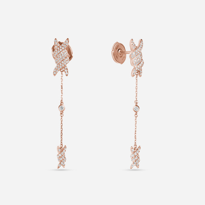 Boucles d'oreilles Barbelé Pendantes