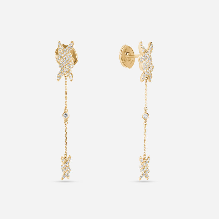 Barbelé Pendant Earrings