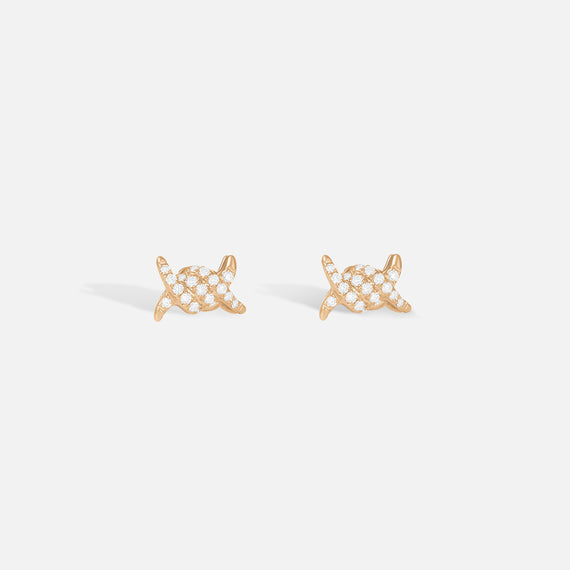 Barbelé Earring Studs Small Model
