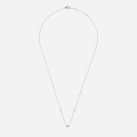 Collier Barbelé Semi Pavé