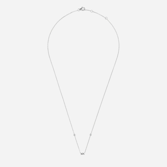 Collier Barbelé Semi Pavé