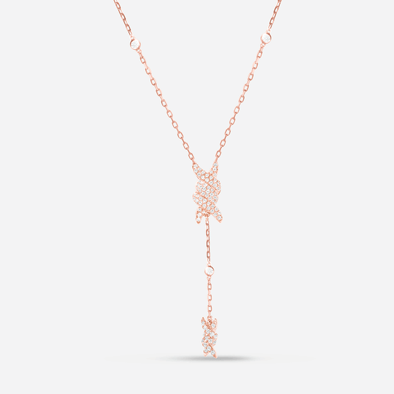 Barbelé Lariat Necklace