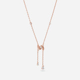 Collier Drop Barbelé Semi Pavé