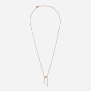 Collier Drop Barbelé Semi Pavé