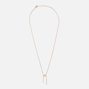 Barbelé Drop Half Paved Necklace