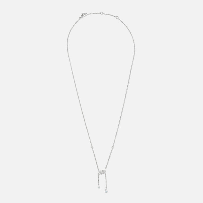 Barbelé Drop Half Paved Necklace