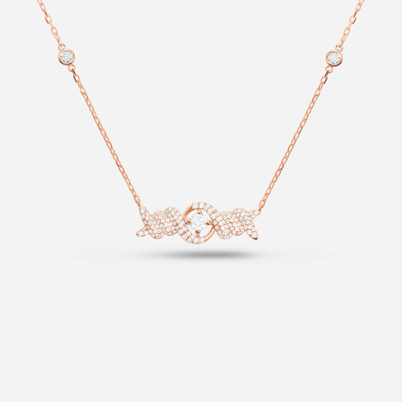 Barbelé Solitaire Necklace