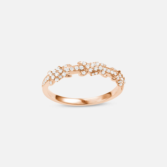 Barbelé Triple Paved Ring