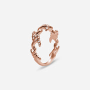 Barbelé Instinct Half Paved Ring