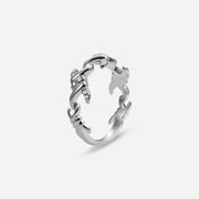 Barbelé Instinct Half Paved Ring