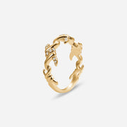 Barbelé Instinct Half Paved Ring