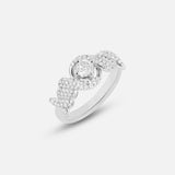 Bague Solitaire Barbelé 0,3ct