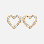 Magic Touch Heart Earrings Large Model