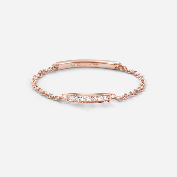 Bague Chaîne Baguette Magic Touch