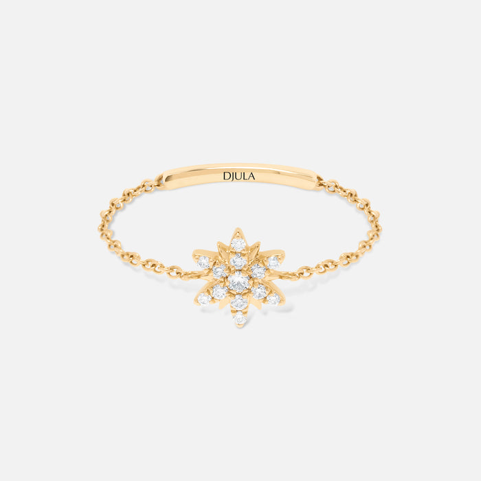 Bague Magic Touch chaîne soleil