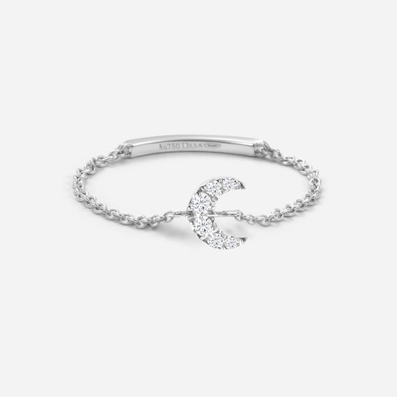 Bague Chaîne Lune Magic Touch