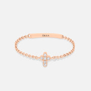 Bague Magic Touch chaîne croix