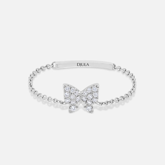 Bague Magic Touch chaîne papillon