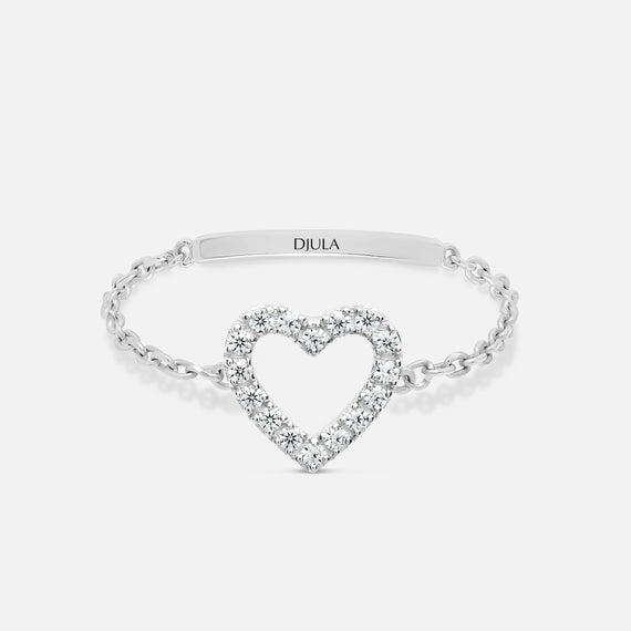 Bague Cœur Magic Touch Grand Modèle