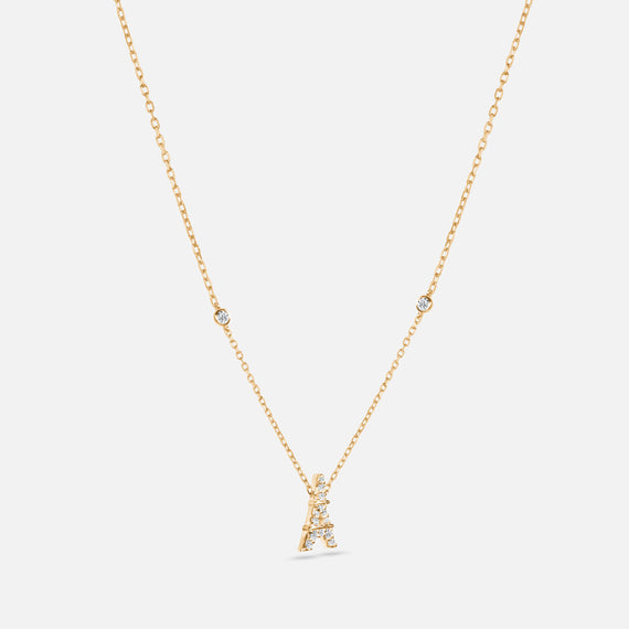 Magic Touch Eiffel Tower necklace