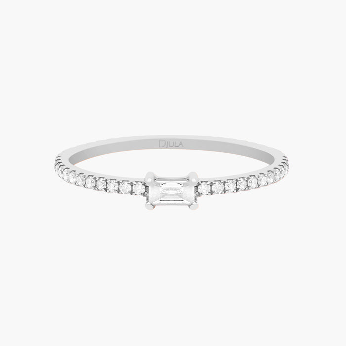 Bague baguette Union