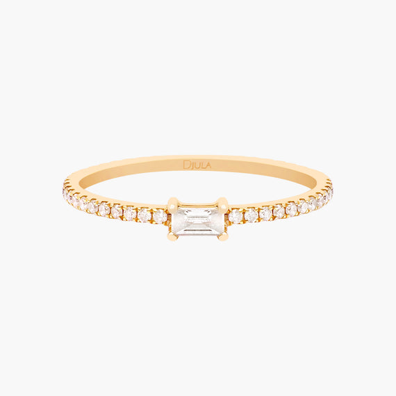 Bague baguette Union