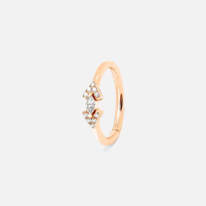 Piercing Créole Aztèque Diamants 10mm