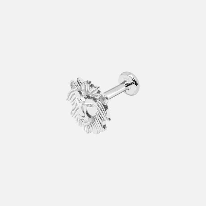 GOLD AND DIAMOND LION ASTRO PIERCING