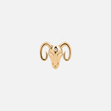 GOLD AND DIAMOND ARIES ASTRO PIERCING