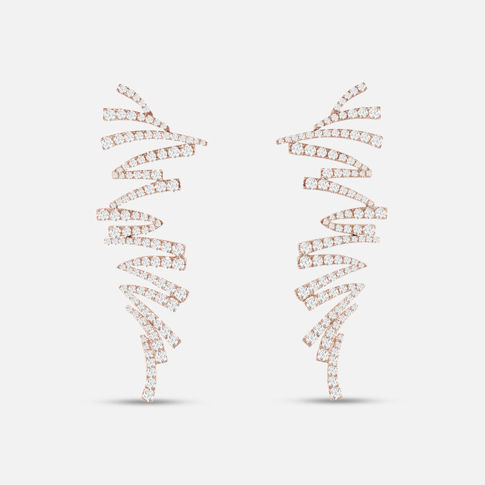 Graphique Zigzag Earrings