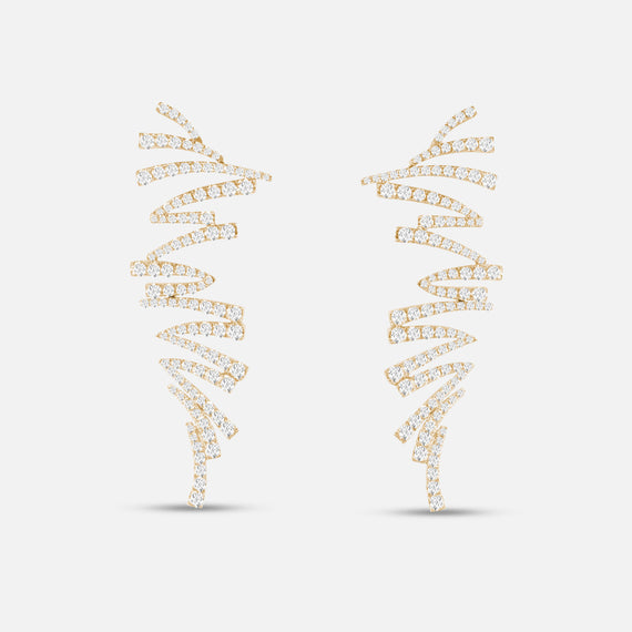 Graphique Zigzag Earrings