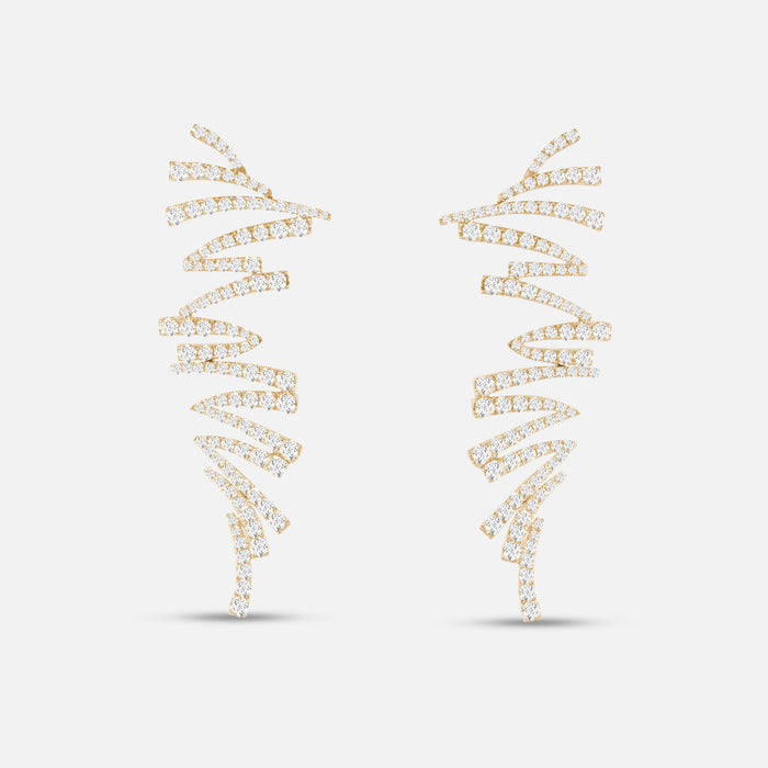 Graphique Zigzag Earrings