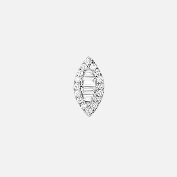 Oval Baguette Diamond Single