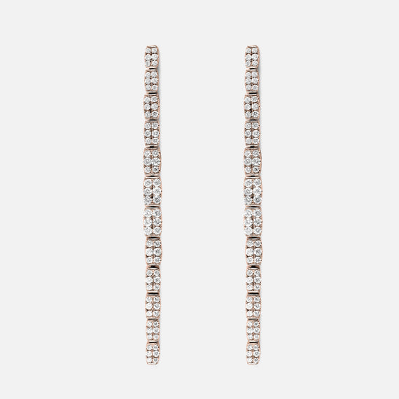 Boucles d'Oreilles XXL Diamants