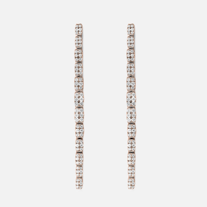 Boucles d'Oreilles XXL Diamants