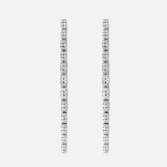 Boucles d'Oreilles XXL Diamants