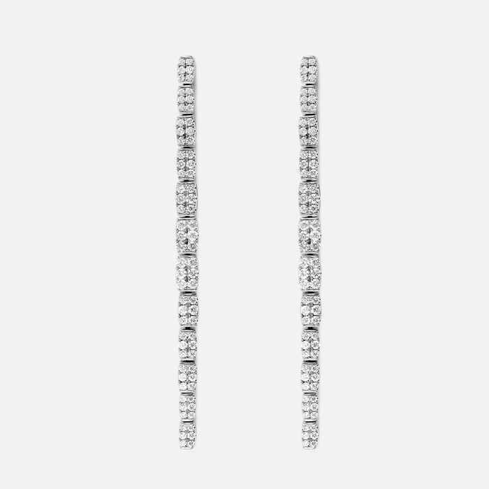 Boucles d'Oreilles XXL Diamants