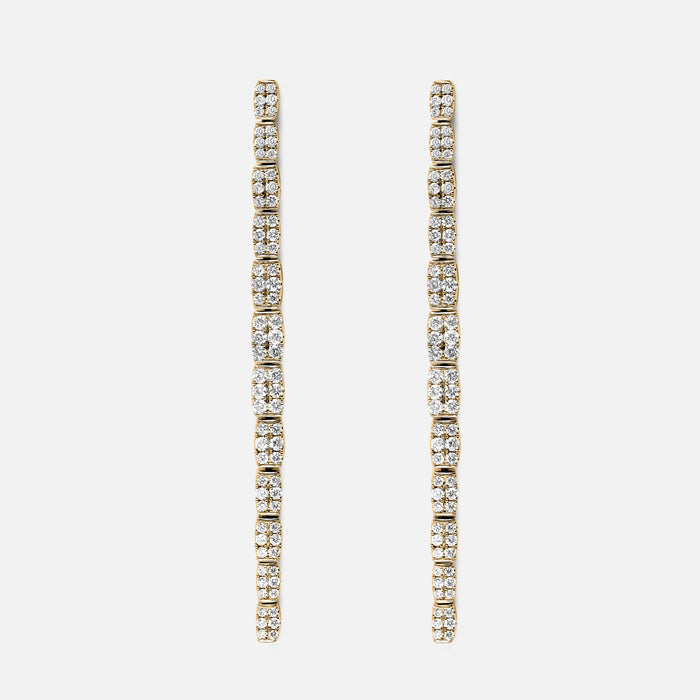 Boucles d'Oreilles XXL Diamants