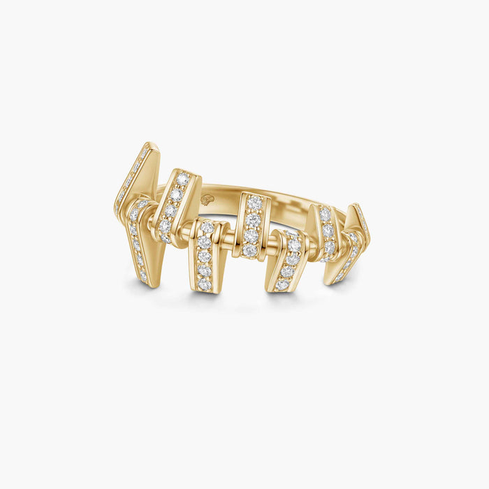 Pulsion asymmetrical ring
