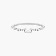 Union baguette ring