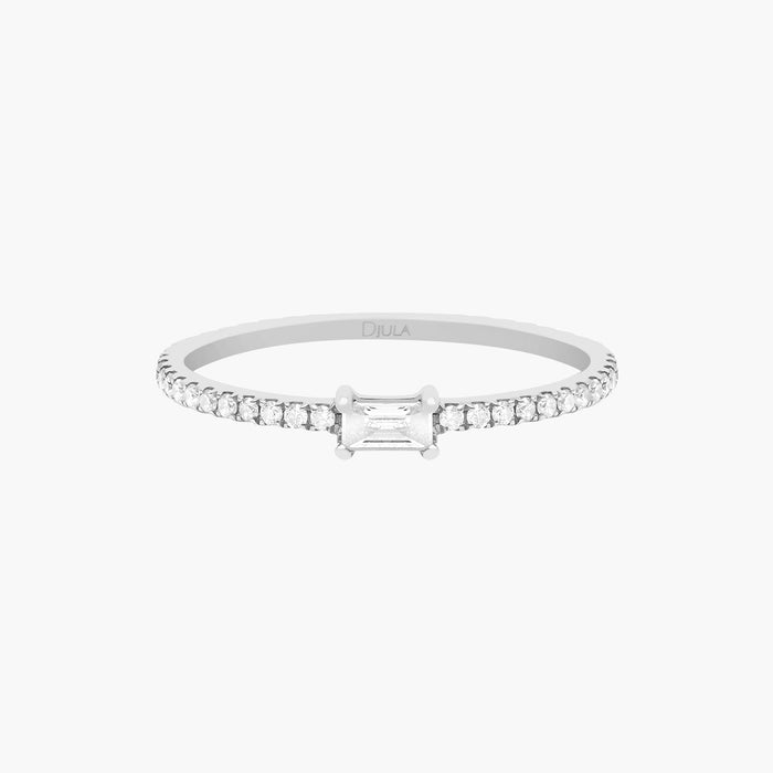 Union baguette ring