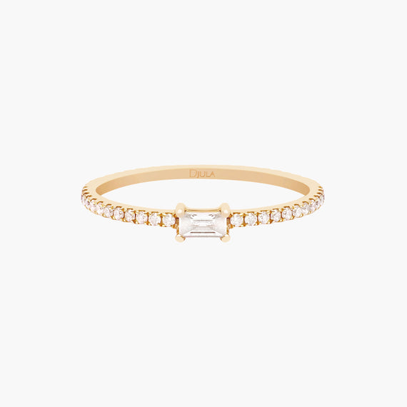 Union baguette ring