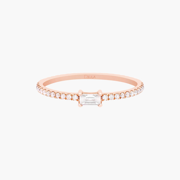 Union baguette ring