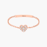 Magic Touch heart chain ring